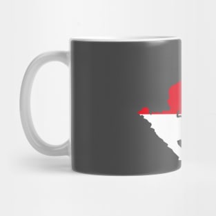 MAP OF LAMPUNG INDONESIA Mug